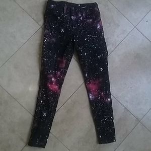 Galaxy Denim Skinny Jeans (Hot Topic)